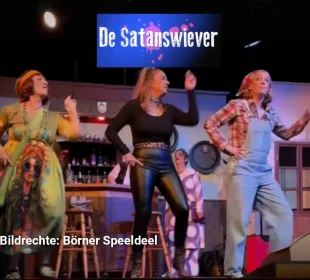 "De Satanswiever" (8 Rollen) - Sehr flexible Rollenbesetzung! Lust auf ein Klassentreffen? Dann betrachten Sie sich als eingeladen...